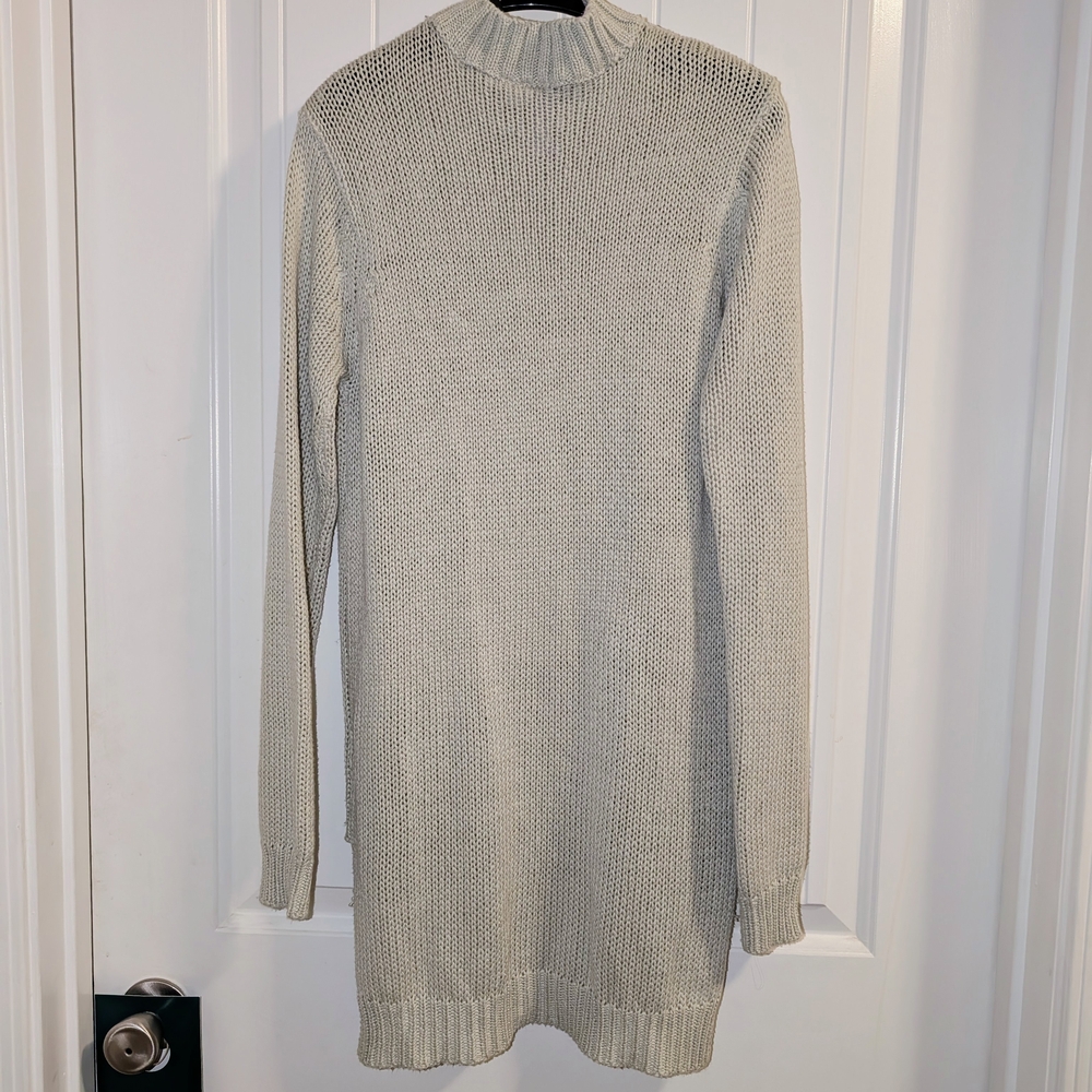 Alya Women's Cable Knit Sweater  Cream M - Picture 5 of 6